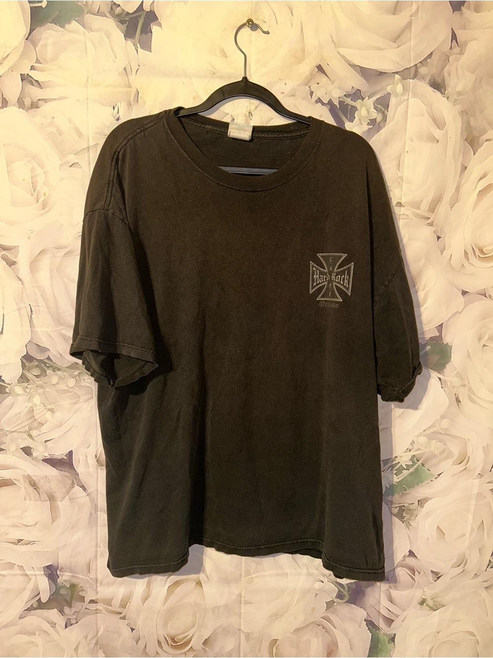 Vintage Hard Rock Cafe Orlando West Coast Chopper Style Double Sided Shirt Sz 2X